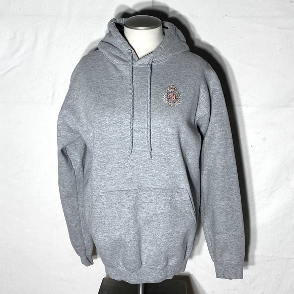 Vintage Gildan Light Grey EPS Edmonton Police Services Hoodie S - Picture 1 of 13